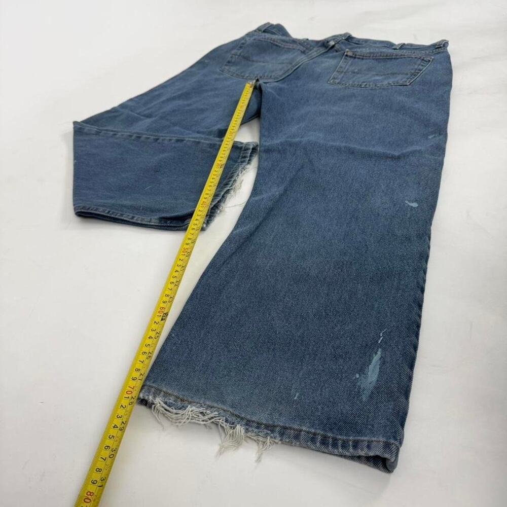 Vintage y2k baggy wide leg embroidered grunge skater archive jeans - Picture 3 of 6